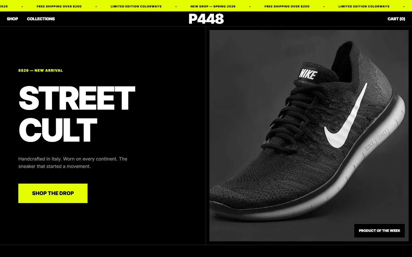 P448 Italian Sneakers